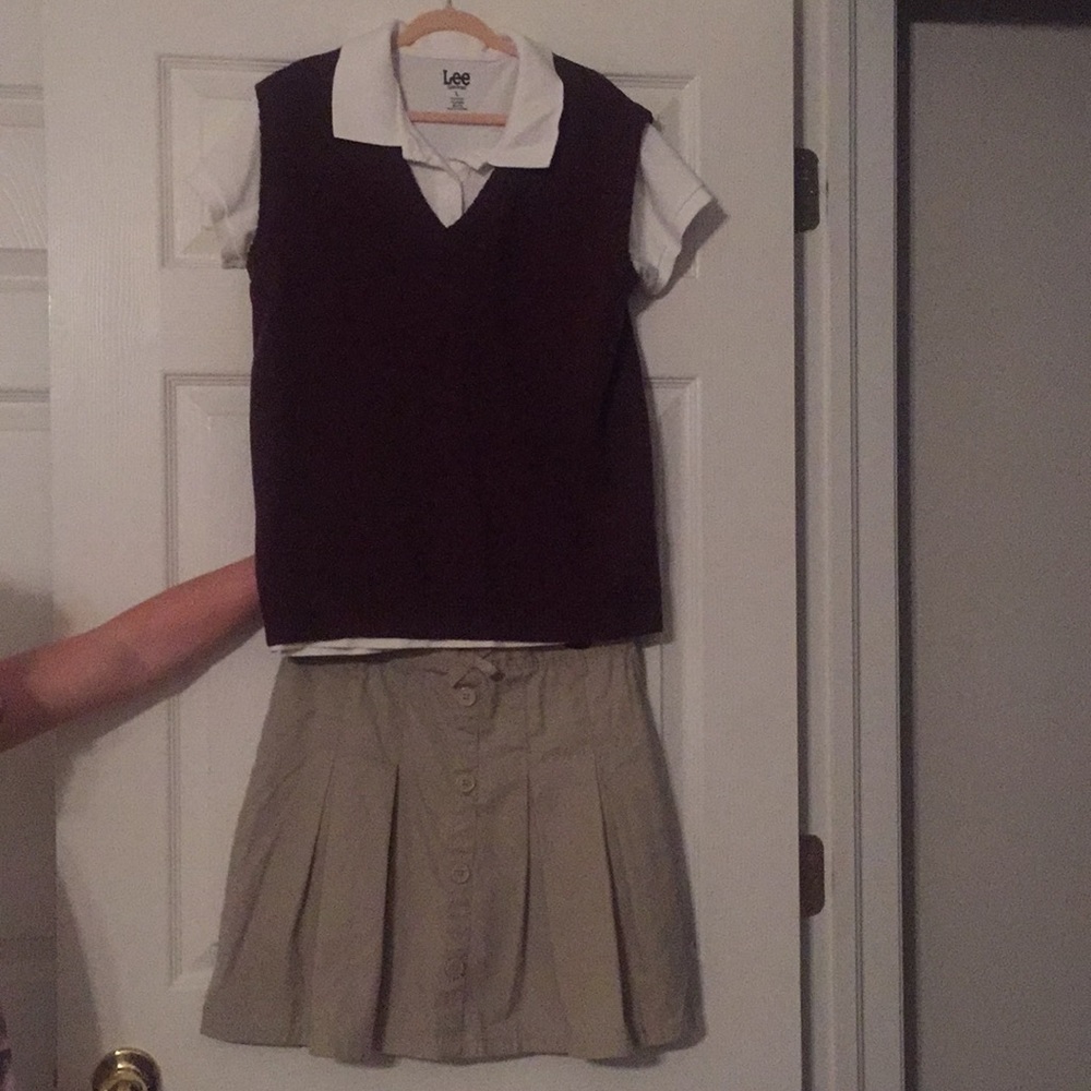 3 piece simple school uniform